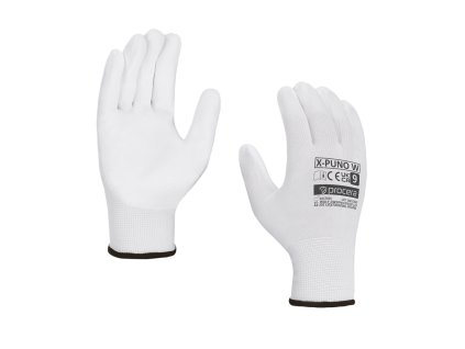 OCHRANNÉ RUKAVICE S POVLAKEM PUU X-PUNO BÍLÉ