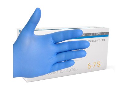 NITRILOVÉ DIAGNOSTICKÉ RUKAVICE MODRÉ 100 KS