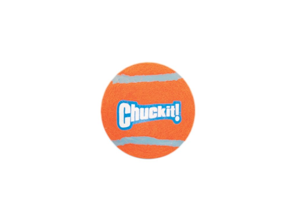 Klasická odolná loptička vhodná do hádzačov pre loptičky Chuckit Tennis Ball M 2ks