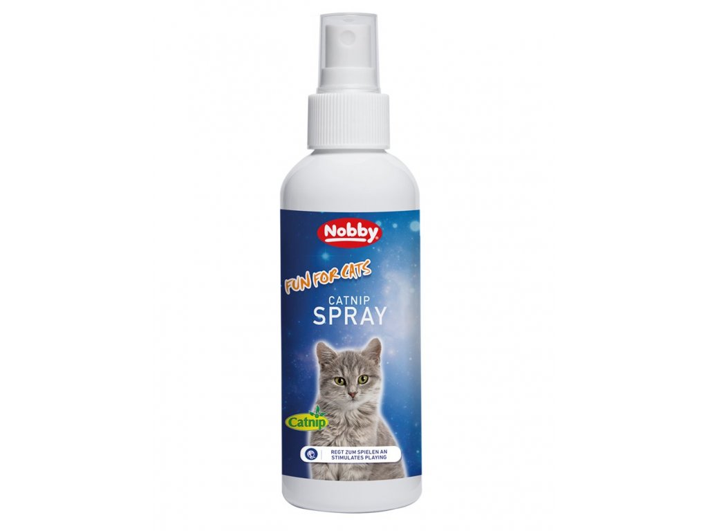 Stimulačný sprej Nobby pre mačky s prírodným extraktom zo šanty mačacej v balení 175ml