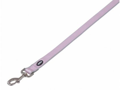 Nylonové vodítko s neoprénovou podšívkou s dĺžkou 120cm Nobby Classic Preno XS-S svetlofialové