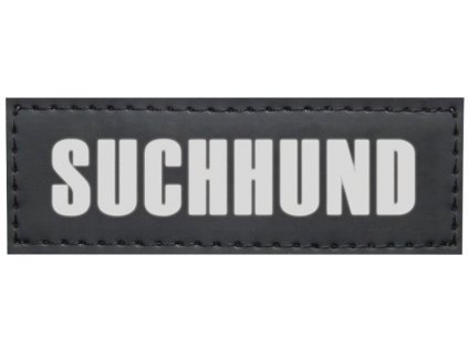 Vymeniteľné štítky s nápisom na pripevnenie na postroje pre psy Nobby Seguro Suchhund 2ks