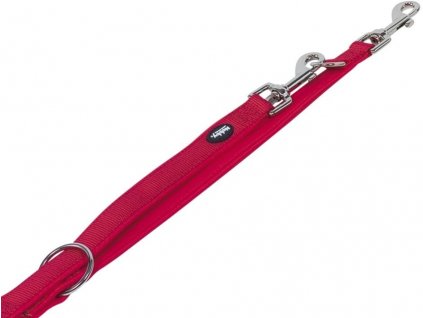 Nylonové vodítko pre psy s neoprénovou podšívkou Nobby Classic Preno L-XL 2m červená