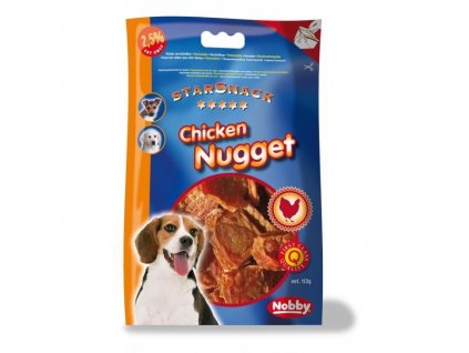 Kvalitná maškrta pre psy sušené kuracie mäso v tvare malých kociek Nobby StarSnack Chicken Nugget