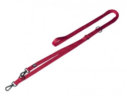 Tréningové vodidlo pre psov s možnosťou až 3 dĺžok Nobby Classic Comfort S-M 3m v červenej farbe