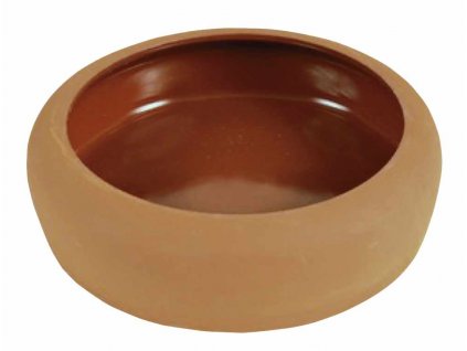 Kvalitná keramická miska na krmivo nebo vodu pre hlodavce Nobby Terracotta o objeme 1l