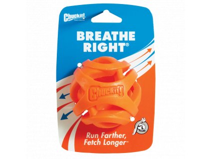 Vzdušná hračka pre psy z tvrdeného plastu vhodná na aportovanie Chuckit Breathe Right Fetch Ball L