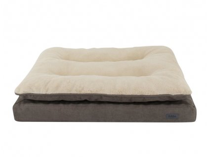 Ortopedický matrac pre psy obdĺžnikového tvaru vyplnený poholdnou penou Nobby Vara hnedá 101cm