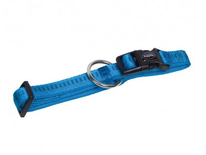 Nylonový obojok pre psa pre obvod krku 20-30cm Nobby Soft Grip XS v svetlomodrej farbe