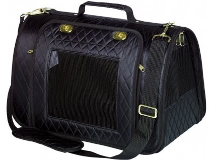 Kvalitná prepravná taška pre psy a mačky do 7kg Nobby Kalina v čiernej farbe.