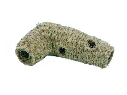 Kvalitný doplnok pre klietky pre hlodavce - zahnutá rolka s otvormi z trávy Nobby 40cm