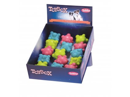 Zábavná gumená hračka pre psy s nepredvídateľnou zmenou odrazu Nobby Nubs 15ks
