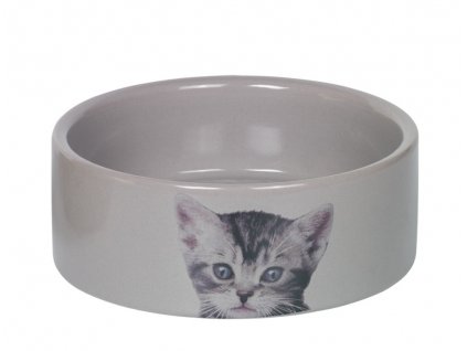 Keramická miska pre mačky na vodu a krmivo Nobby Cute 250ml