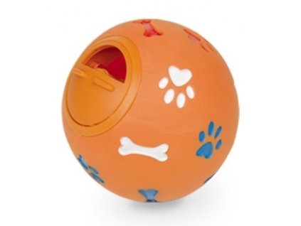 Zábavná hračka pre psov s nastaviteľným otvorom na naplnenie maškrtou Nobby Snackball S