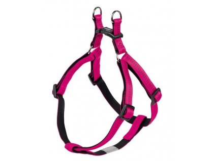 Nylonový postroj pre psy s horným zapínaním pre obvod hrudníka 40-56cm Nobby Soft Grip S-M fuchsia