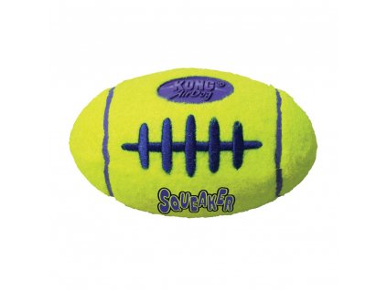 Robustná kvalitná hračka pre psy v tvare rugby lopty s pískatkom KONG® Airdog Football S 8,5cm