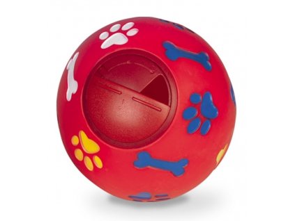 Zábavná hračka pre psov s nastaviteľným otvorom na naplnenie maškrtou Nobby Snackball L