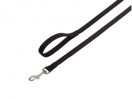 Klasické vodítko pre psov z kvalitného nylonu s dĺžkou 120cm Nobby Classic M-L 120cm čierna