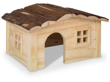 Drevený dom z jedľového dreva pre hlodavce vhodná pre odpočinok Nobby Dinky 28,5x19,5x16,5