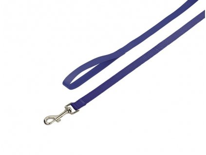 Klasické vodítko pre psov z kvalitného nylonu s dĺžkou 120cm Nobby Classic L-XL 120cm modrá