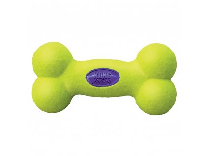 Robustná hračka pre psy hračka z tenisového materiálu s pískatkom KONG® Airdog Squeaker Bone L