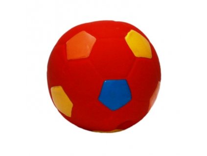 Latexová pískacia hračka vhodná pre psov aj šteniatka Nobby futbalová lopta L s priemerom 12cm