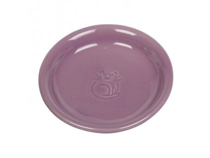 Keramická miska pre mačky špeciálne určená na mlieko od Nobby vo farbe - purpurová s objemom 100ml