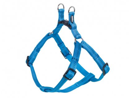 Nylonový postroj pre psy s horným zapínaním pre obvod hrudníka 30-40cm Nobby Soft Grip XS-S modrá