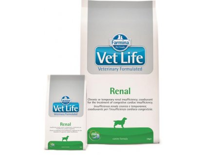 Veterinárna diéta pre psy s chorými obličkami Farmina Vet Life Renal