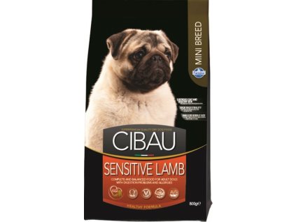 Farmina CIBAU Dog SENSITIVE Lamb MINI krmivo pre citlivé malé plemená do 10 kg s jahňacím