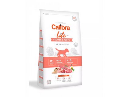 Calibra Dog Life Starter & Puppy: s jahňacím pre šteňatá a dojčiace sučky