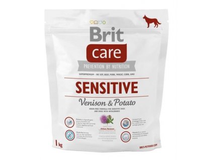 Brit Care Dog Sensitive: krmivo pre dospelé psy bez obilnín so zverinou a zemiakmi