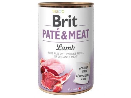 Brit Paté & Meat Lamb 400g: prémiové jahňacie krmivo pre psy