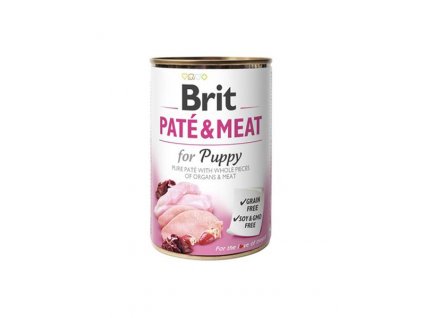 Brit Paté & Meat Puppy 400g: prémiové krmivo pre šteniatka