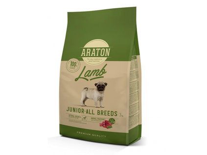Araton Dog Junior Lamb: kvalitné krmivo s jahňacím pre šteniatka