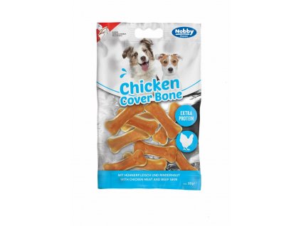 StarSnack Classic Chicken Bone S 80g: zdravá maškrta pre psy z kuracieho mäsa a hovädzej kože