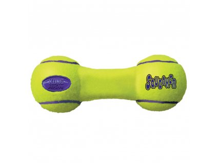 Robustná hračka v tvare činky pre psy hračka kombinujúca dve klasické hračky KONG® Dumbbell L