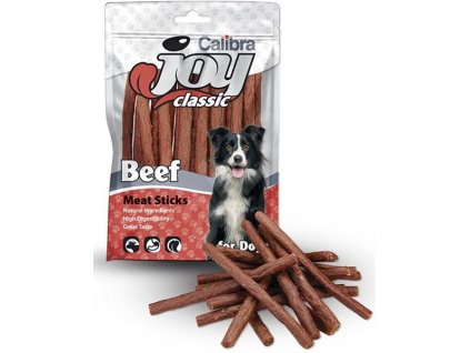 Pamlsok Calibra Joy Dog Classic Beef Sticks 80 g: lahodné hovädzie prúžky pre psov