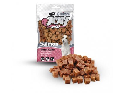 Pamlsok Calibra Joy Dog Mini Salmon Cube 70 g: lahodné mini kocky s lososom pre psov