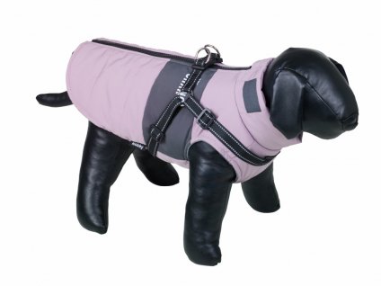 Nobby Change 2v1 48 cm orgovánová: praktická vodoodpudivá bunda s postrojom pre psy