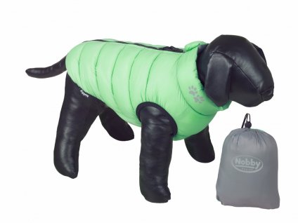Nobby Light 55 cm cascade zelená/sivá: obojstranná vesta pre psy