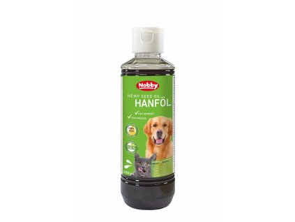 Nobby Konopný olej 250 ml: doplnok stravy pre psov a mačky