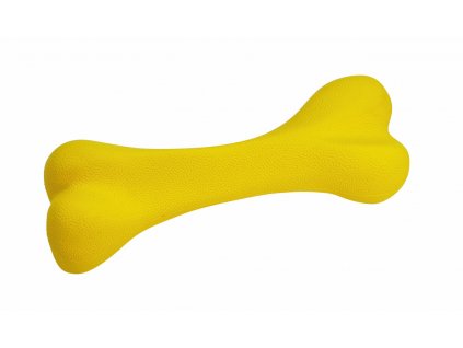 Nobby Gumená kosť 23 cm žltá: robustná žuvacia gumená kosť pre psy