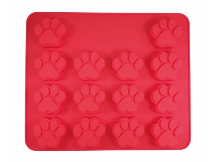 Nobby Paw 30 x 25 cm: silikónová forma na pečenie s 15 ks labiek