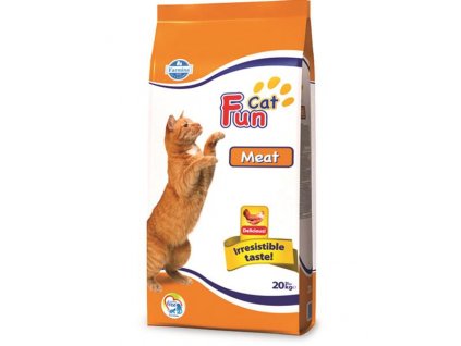 Farmina MO E FUN CAT meat 20 kg: kompletné mäsové krmivo pre dospelé mačky