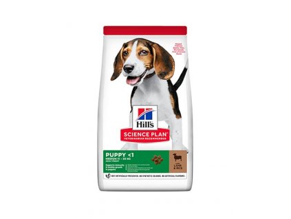 Hill's SP Ca Puppy Medium Lamb and Rice 14 kg: krmivo pre šteniatka strených rás s jahňacím a ryžou