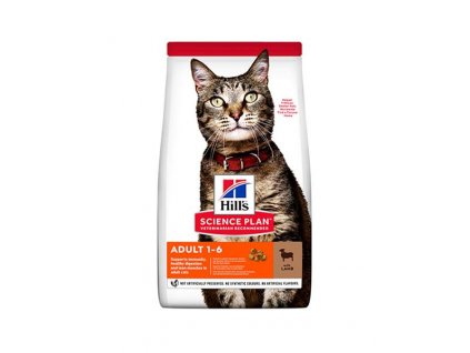 Hill's SP Fe Adult 1.5kg: krmivo pre dospelé mačky s jahňacím a ryžou