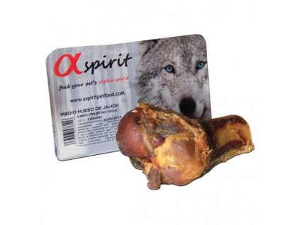 Alphaspirit Kosť šunková polovica 150 g: chutný, prírodný pamlsok pre psy