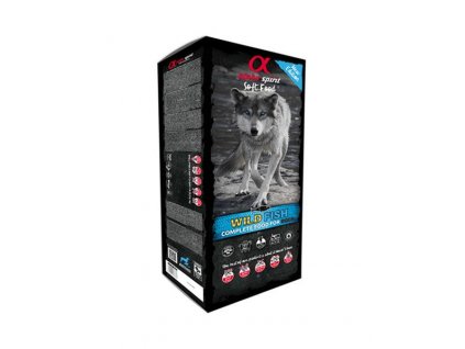 Alphaspirit Complete dog Soft Food - Wild Fish 200 g: chutné krmivo pre psy so 4 druhmi rýb