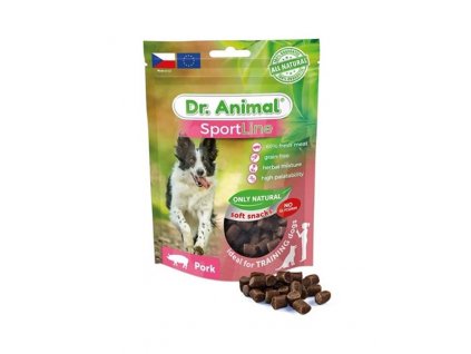 Dr. Animal Sportline bravčové 100 g: monoproteínový pamlsok pre malé a strené psy